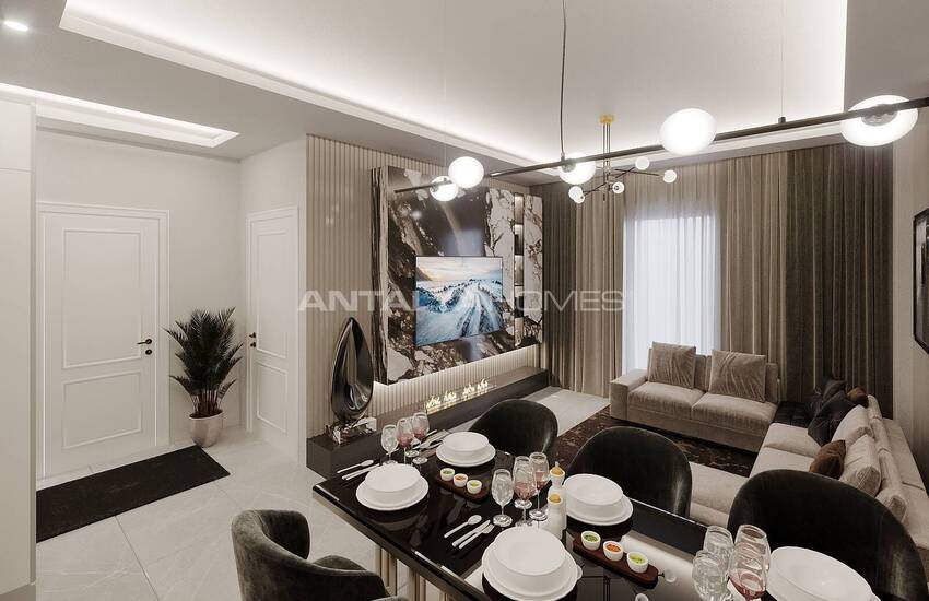 Wohnungen In Stilvollem Zwei-block-komplex In Tosmur Alanya 34