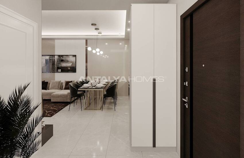 Wohnungen In Stilvollem Zwei-block-komplex In Tosmur Alanya 36