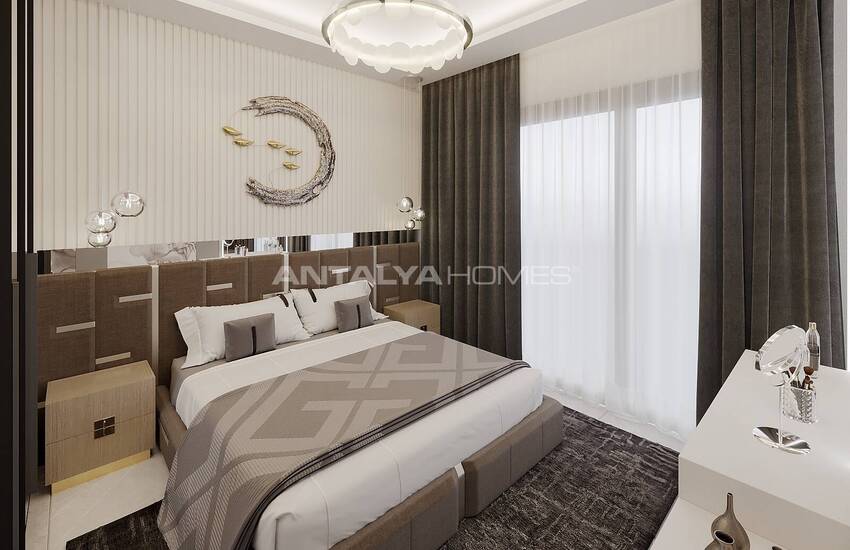Wohnungen In Stilvollem Zwei-block-komplex In Tosmur Alanya 37