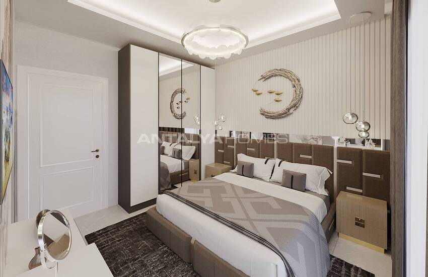Wohnungen In Stilvollem Zwei-block-komplex In Tosmur Alanya 38