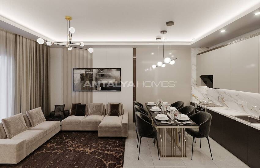 Wohnungen In Stilvollem Zwei-block-komplex In Tosmur Alanya 20