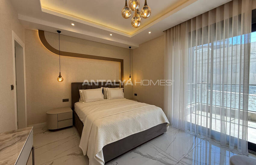 Sea View Flats in a Complex with Swimming Pool in Alanya Oba 11