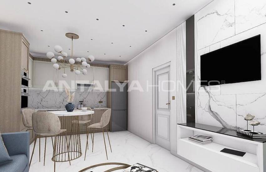 Sea View Flats in a Complex with Swimming Pool in Alanya Oba 9