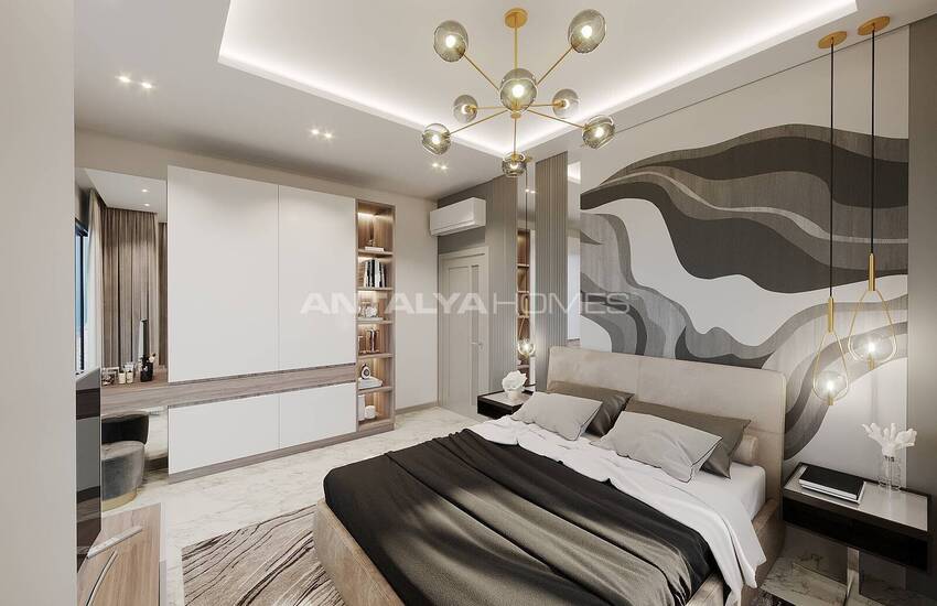 Snygga Nybyggda Fastigheter Med Havsutsikt I Alanya 34