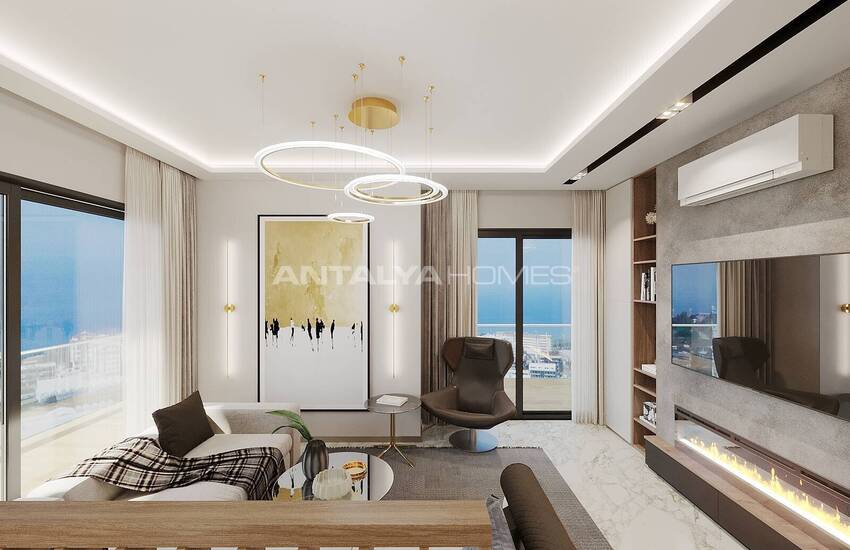 Snygga Nybyggda Fastigheter Med Havsutsikt I Alanya 22