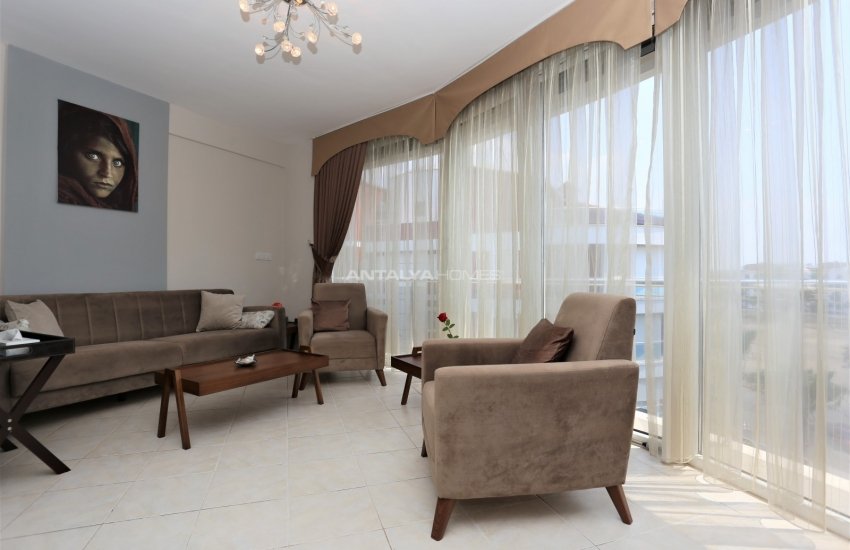 Gemeubileerde Flat Op Loopafstand Van De Zee In Konyaalti 11