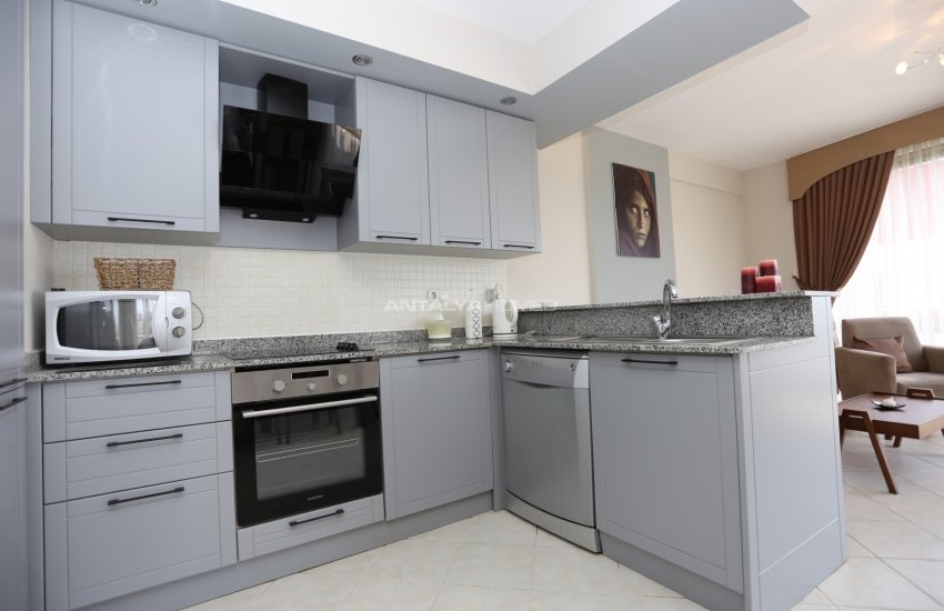 Gemeubileerde Flat Op Loopafstand Van De Zee In Konyaalti 13