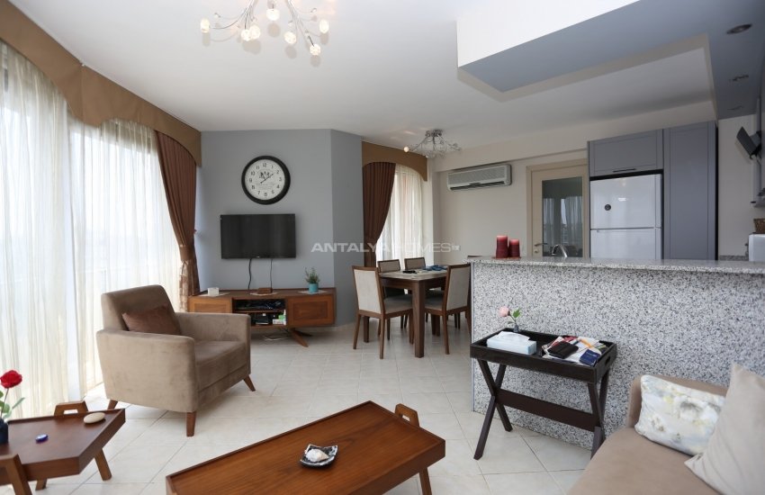 Gemeubileerde Flat Op Loopafstand Van De Zee In Konyaalti 9