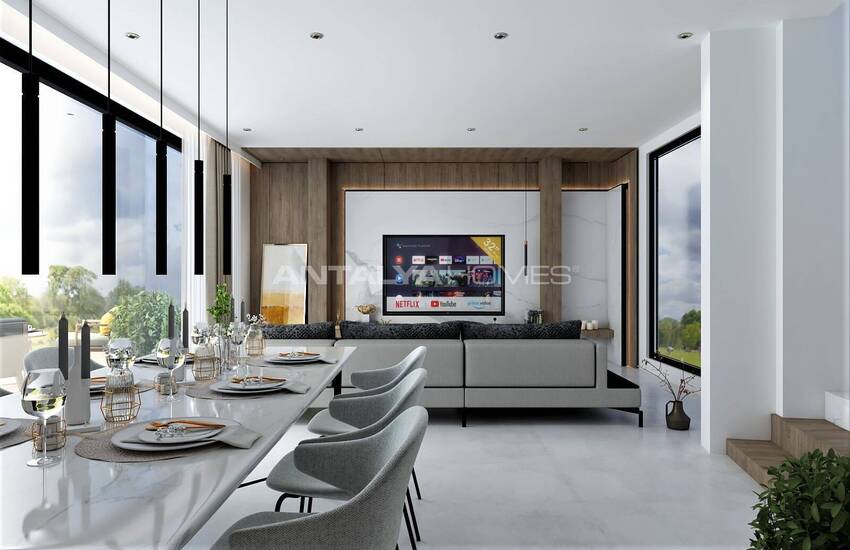 Стильные Отдельные Виллы Рядом с Пляжем в Калкане 15