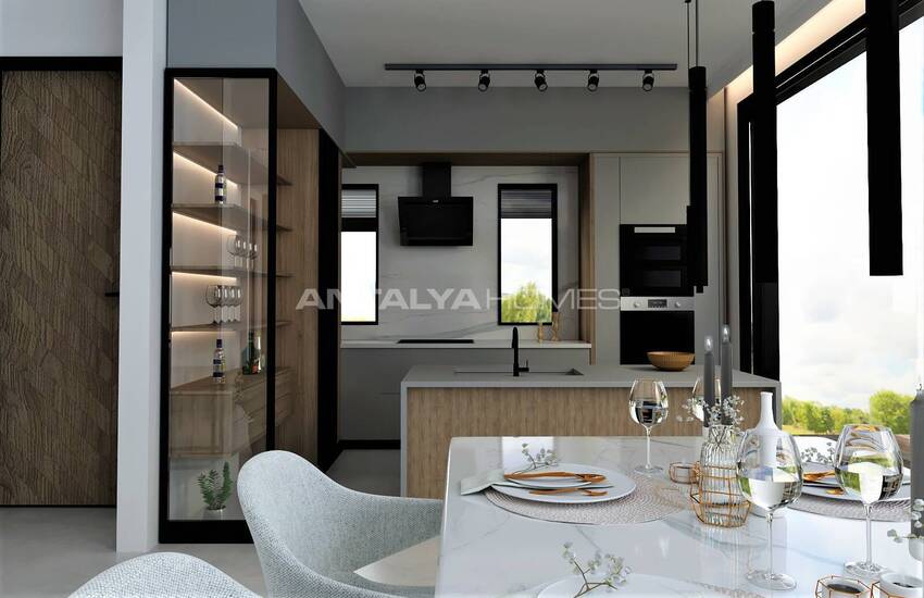 Стильные Отдельные Виллы Рядом с Пляжем в Калкане 18