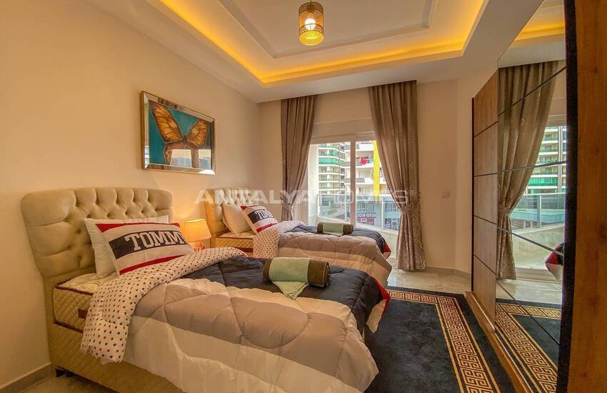 Real Estate in Project with Swimming Pool in Mahmutlar Alanya 22