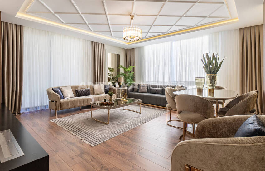 Alanya'da Otel Konseptli Lüks Projede Şık Daireler 11