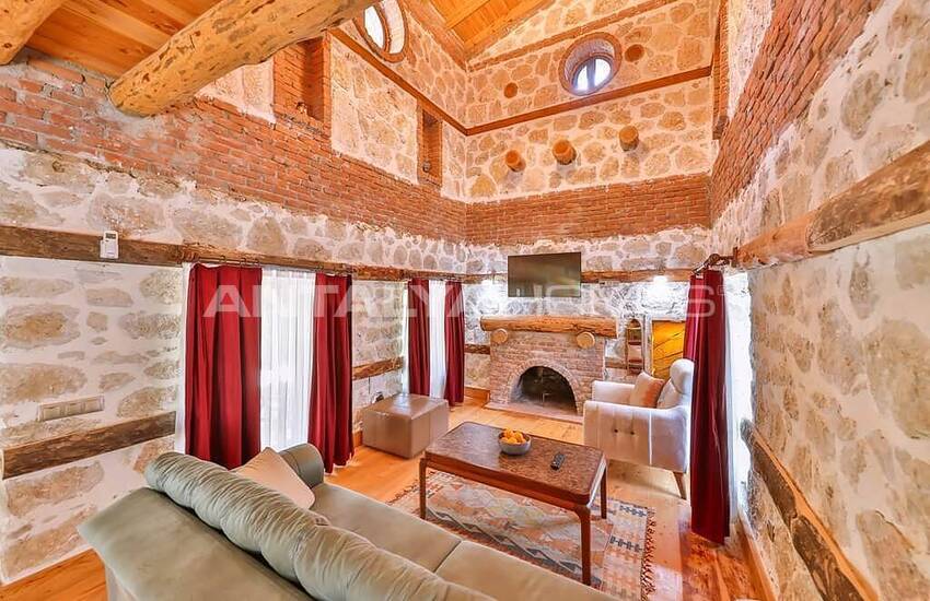 Stone House Intertwined with Nature in Kalkan Islamlar 27