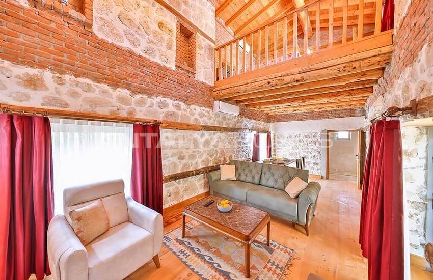 Stone House Intertwined with Nature in Kalkan Islamlar 28