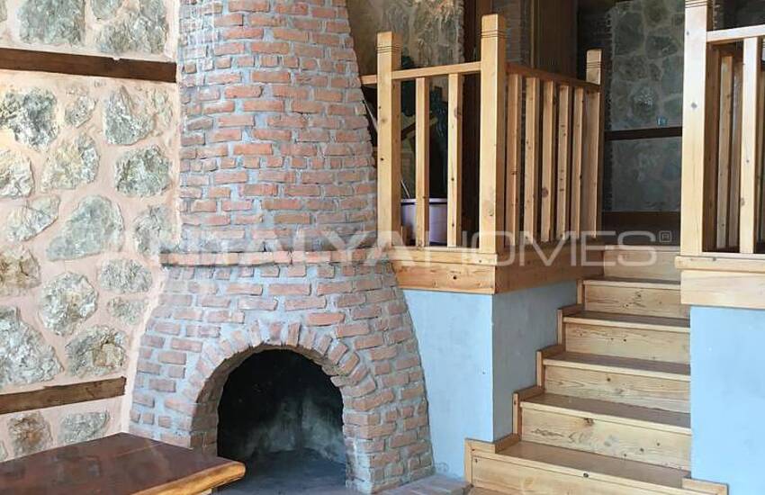 Stone House Intertwined with Nature in Kalkan Islamlar 18