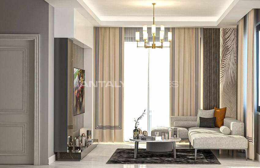 Elegant Flats in a Complex in Oba Neighborhood in Alanya 12