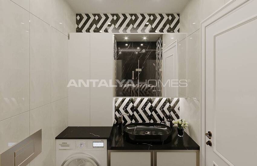 Real Estate in a Complex with Swimming Pool in Alanya Oba 21