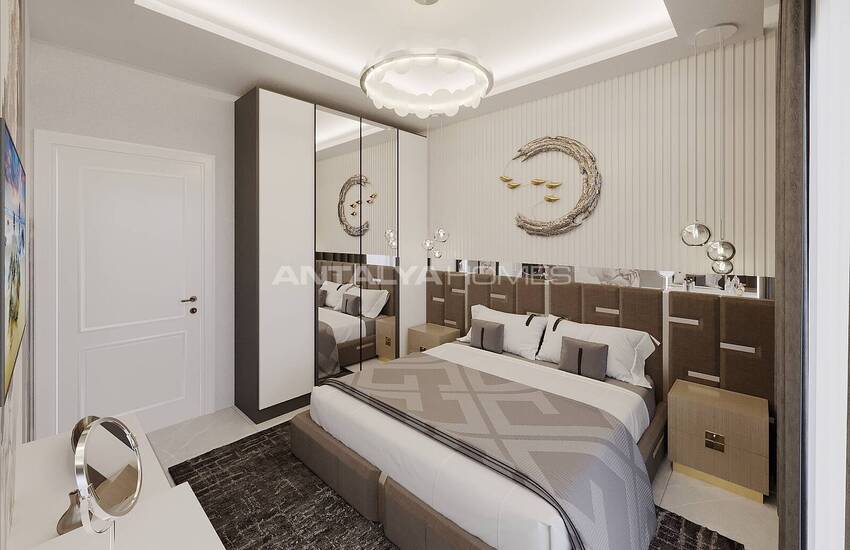 Real Estate in a Complex with Swimming Pool in Alanya Oba 18