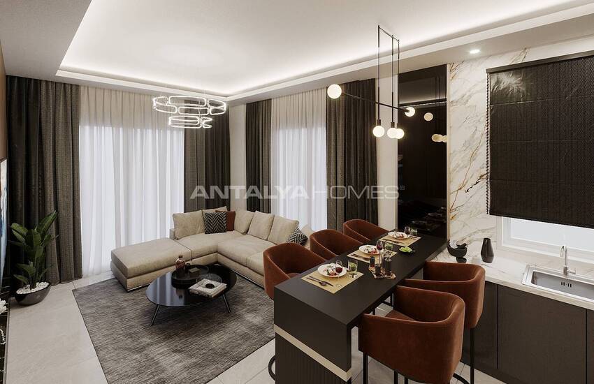 Real Estate in a Complex with Swimming Pool in Alanya Oba 16