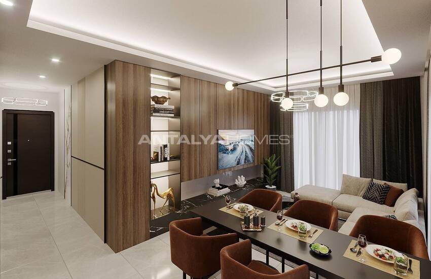 Real Estate in a Complex with Swimming Pool in Alanya Oba 14