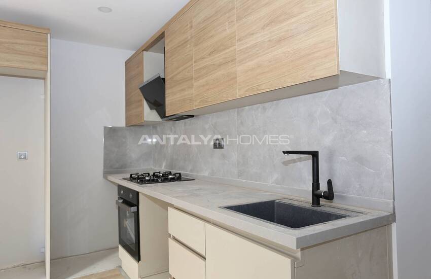 New Flat in a Building with Parking Lot in Antalya Center 9
