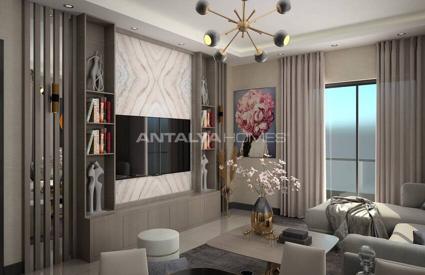 Alanya Kargıcak'ta Butik Proje İçinde Deniz Manzaralı Daireler 9