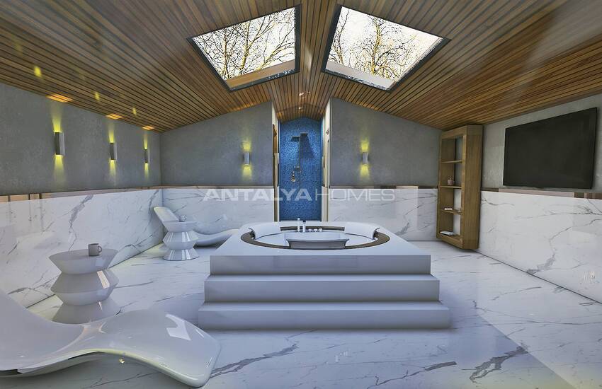 Villas with Private Pool and Sauna in Dosemealti Antalya 60