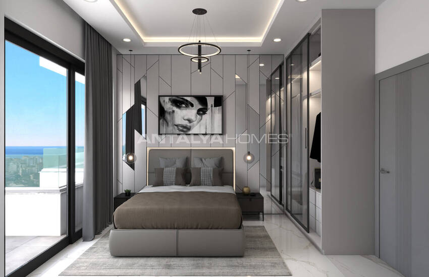 Новые Квартиры Рядом с Пляжем в Махмутларе, Аланья 35