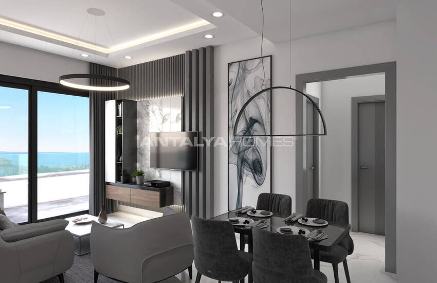 Alanya Mahmutlar'da Plaja Yürüme Mesafesinde Yeni Daireler 26