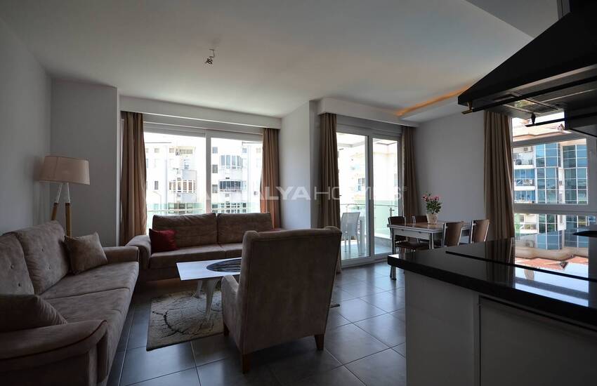 Ready to Move Flat in a Complex with Pool in Oba Alanya 14