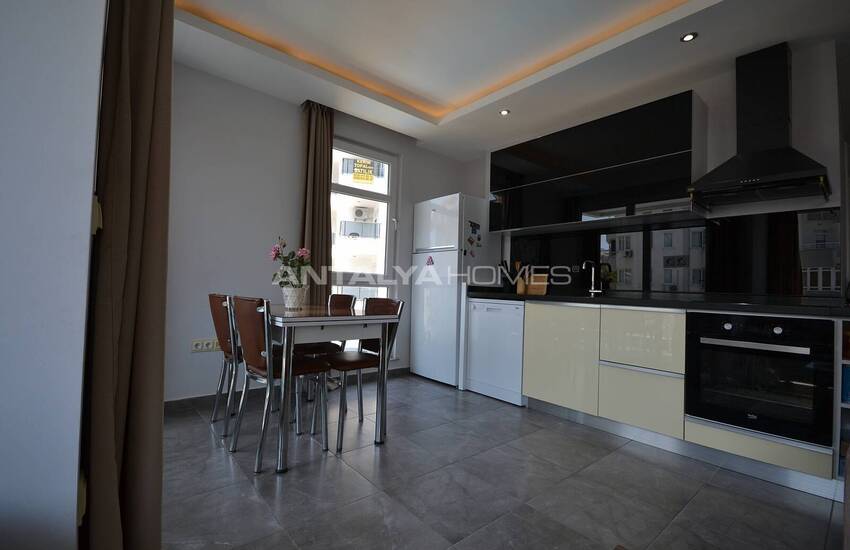 Ready to Move Flat in a Complex with Pool in Oba Alanya 15