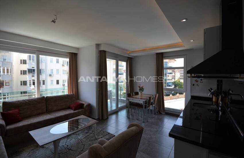 Ready to Move Flat in a Complex with Pool in Oba Alanya 12