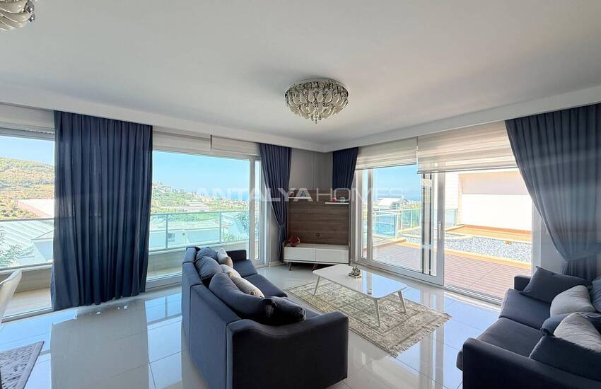 Sea View Villa with Private Pool in Kargicak Alanya 21