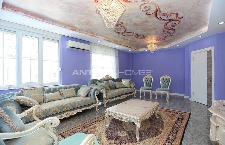 Spacious Duplex Flat with Private Sauna in Konyaalti 13