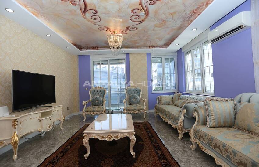 Spacious Duplex Flat with Private Sauna in Konyaalti 14