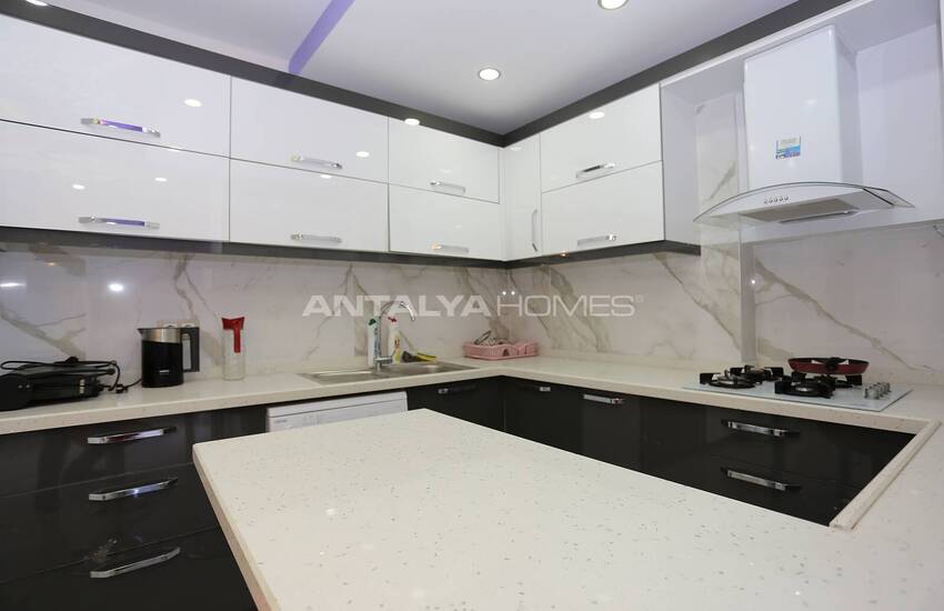 Spacious Duplex Flat with Private Sauna in Konyaalti 17