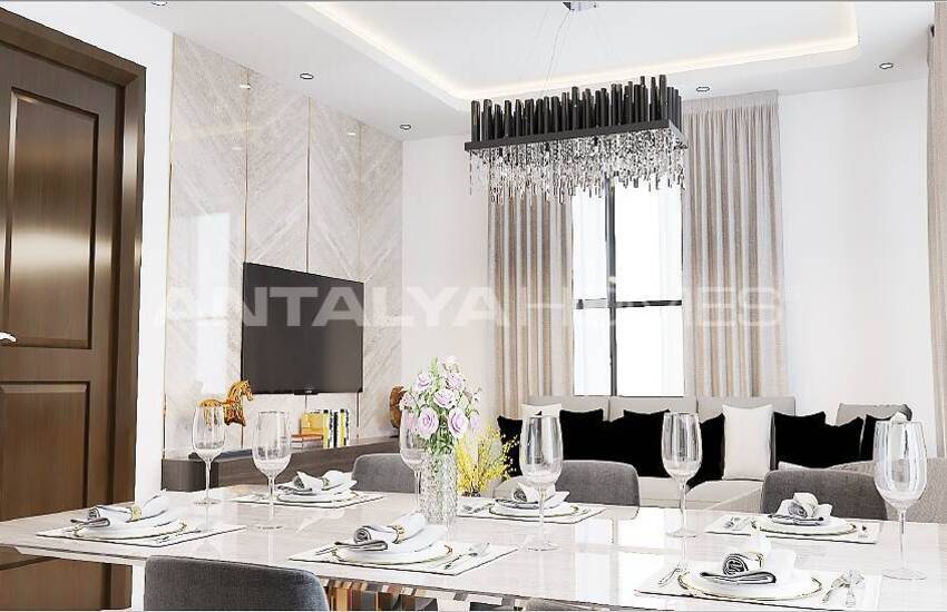 Apartments in a Complex with Pool Near the Beach in Kestel Alanya 6