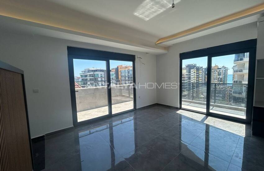 Stylish Apartments Suitable for Investment in Mahmutlar Alanya 19