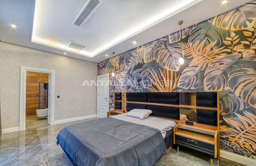 Alanya Kargıcak'ta Plaja Yakın Özel Havuzlu Lüks Malikane 18