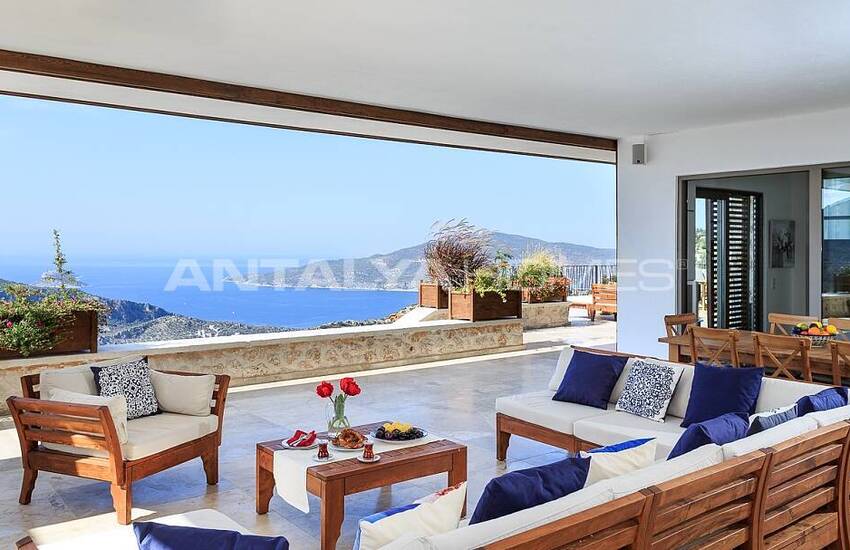 Sea View Villa with Infinity Pool in Kalkan Turkey 35