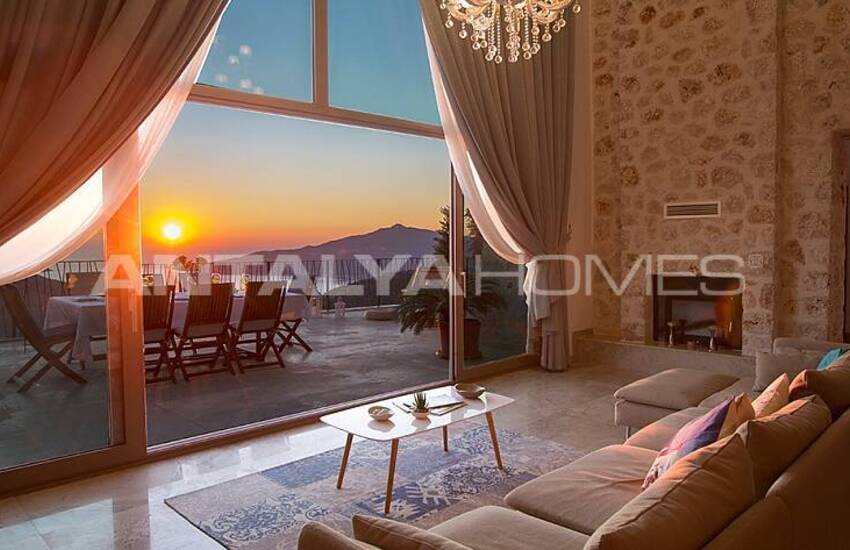 Sea View Villa with Infinity Pool in Kalkan Turkey 40