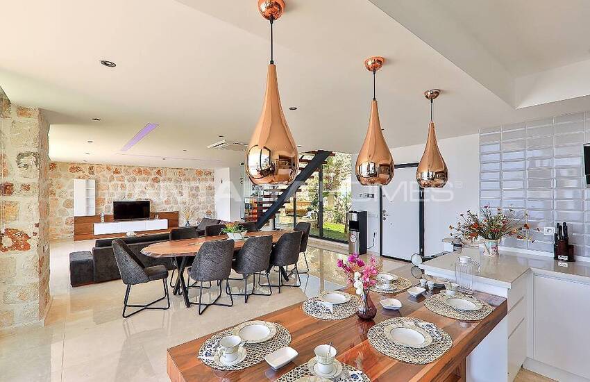 Panoramic Sea View Villa with Infinity Pool in Kalkan 45