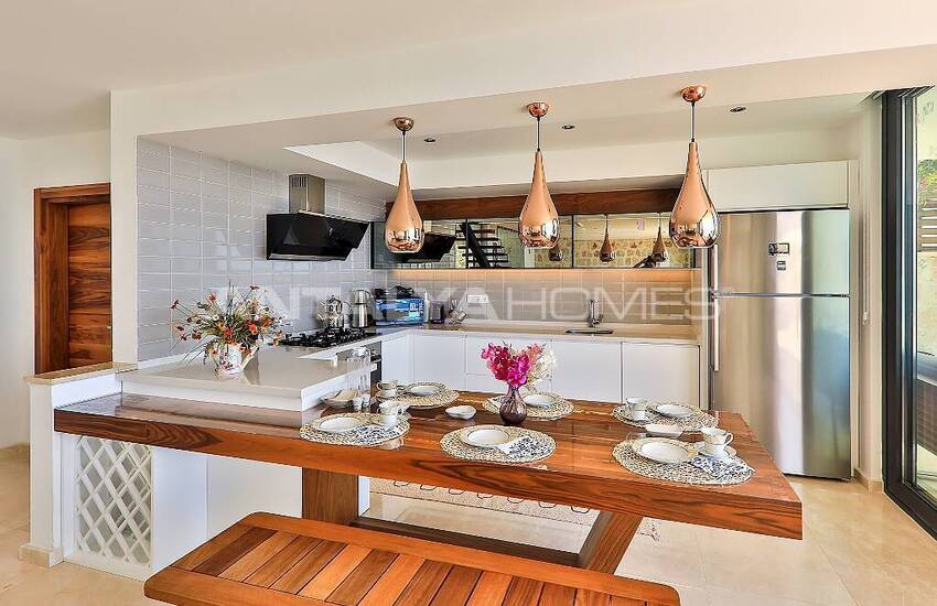 Panoramic Sea View Villa with Infinity Pool in Kalkan 47