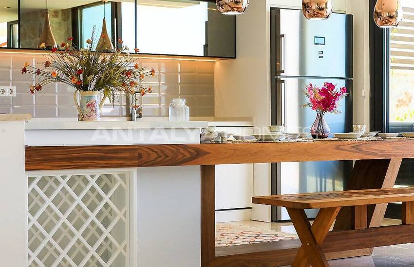 Panoramic Sea View Villa with Infinity Pool in Kalkan 48