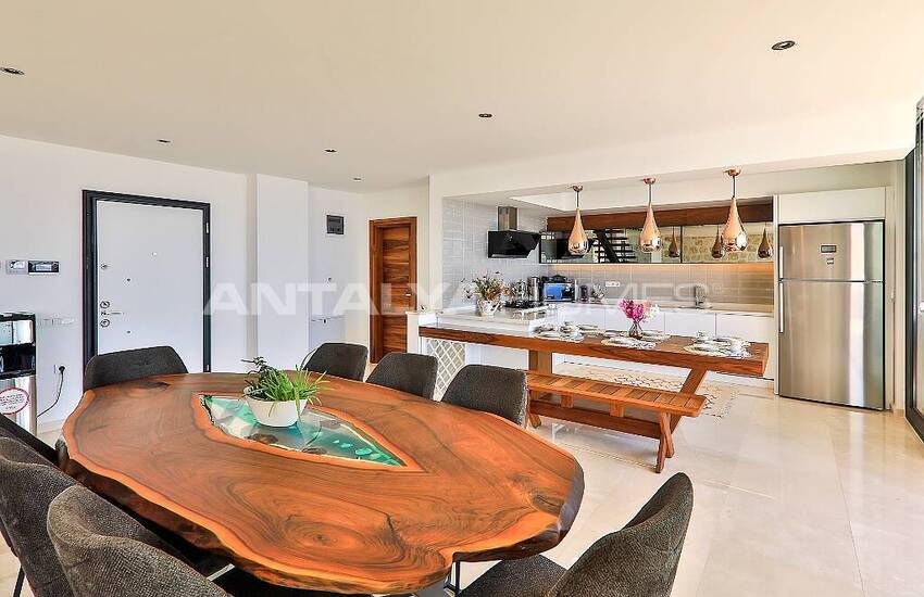 Panoramic Sea View Villa with Infinity Pool in Kalkan 49