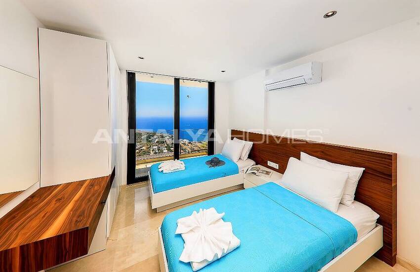 Panoramic Sea View Villa with Infinity Pool in Kalkan 53