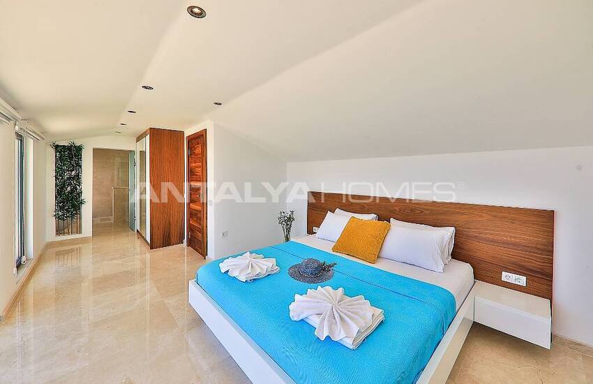 Panoramic Sea View Villa with Infinity Pool in Kalkan 62