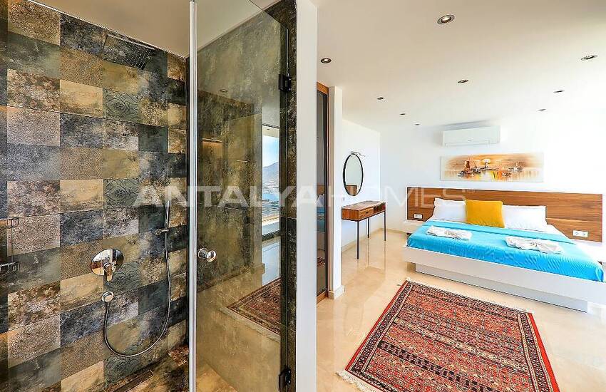 Panoramic Sea View Villa with Infinity Pool in Kalkan 37