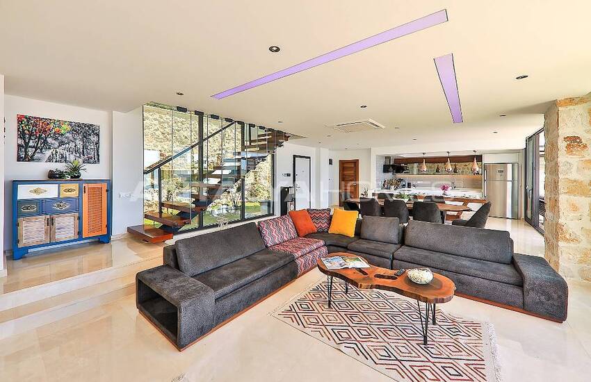 Panoramic Sea View Villa with Infinity Pool in Kalkan 41