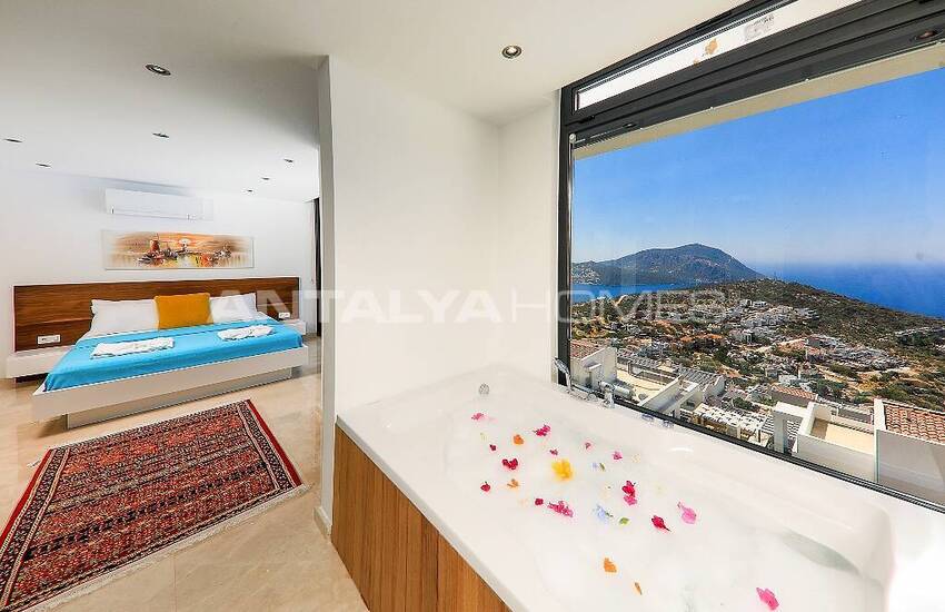 Panoramic Sea View Villa with Infinity Pool in Kalkan 34